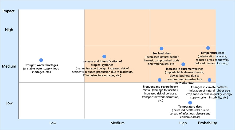 Baseline scenario: Risk (medium-term) significance assessment