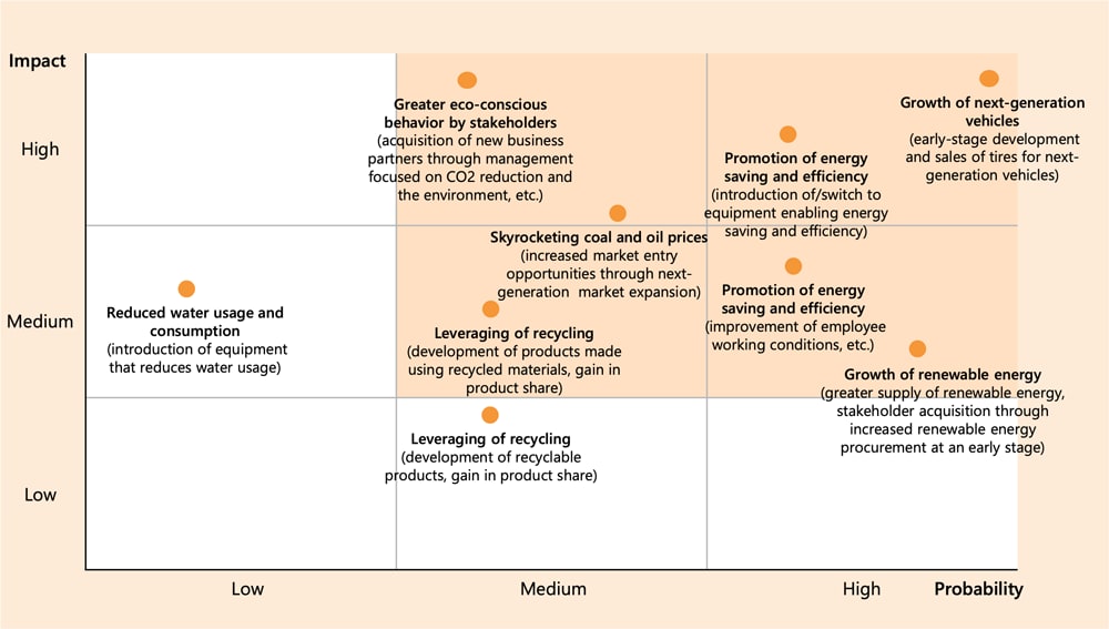 Transition scenario: Opportunity (medium-term) significance assessment