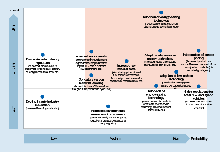 Transition Scenario: Risk (Medium-term) Significance Assessment